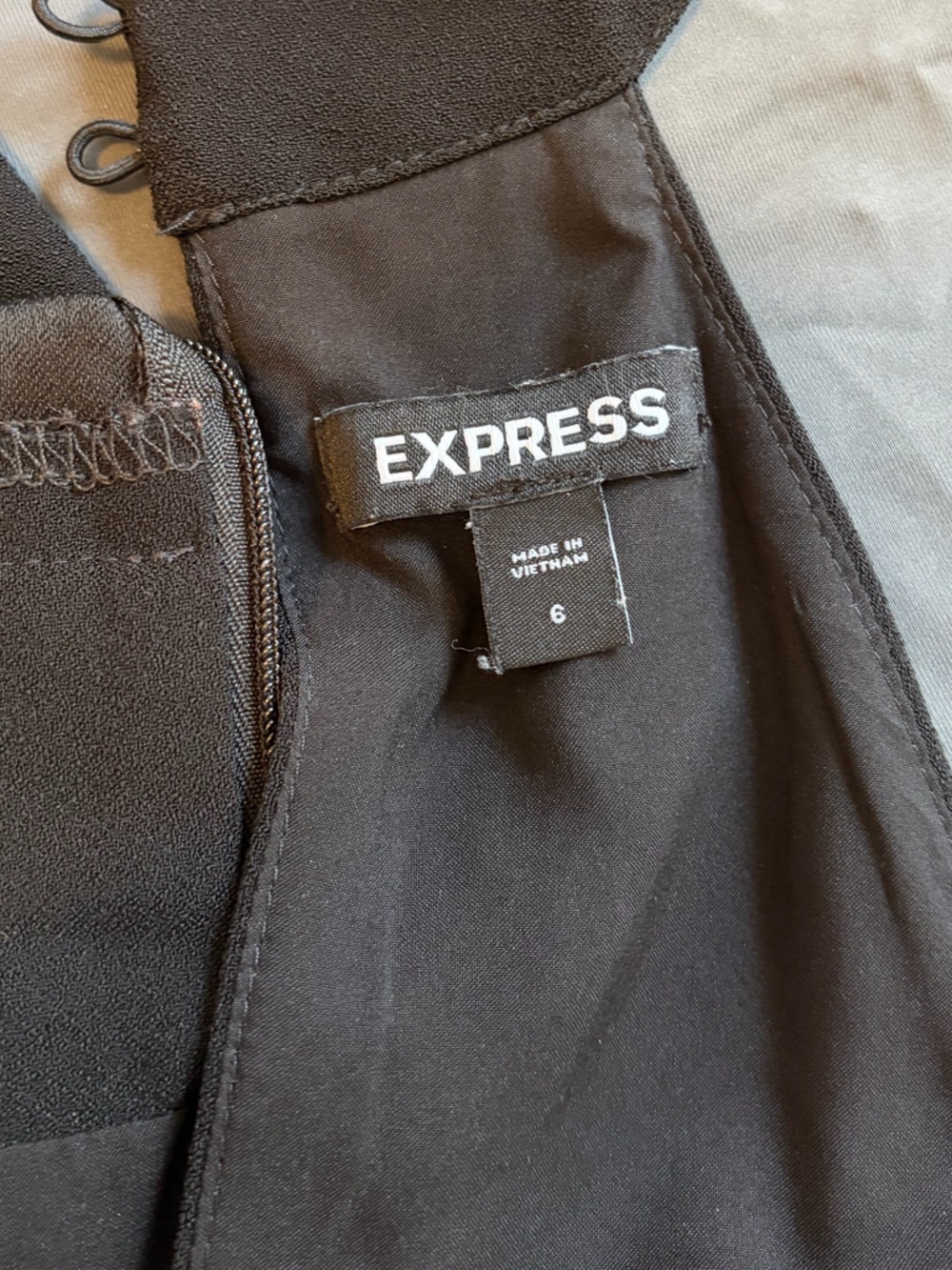 Express Black Halter Jumpsuit - Picture 5 of 9